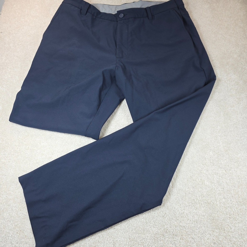 FootJoy Golf Pants Mens 35x28 Navy Stretch Performance Flt Front Casual Athletic